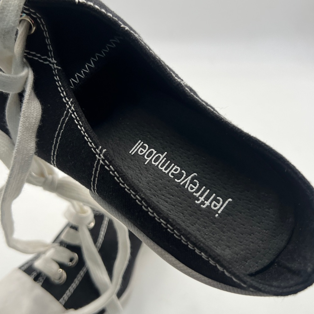 Jeffrey Campbell Black and White Sneaker-Inspired Heels - Picture 9 of 9